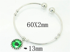 HY Wholesale Stainless Steel 316L Fashion Bangle-HY58B0543KB