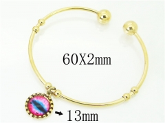 HY Wholesale Stainless Steel 316L Fashion Bangle-HY58B0565KLD
