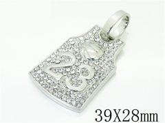 HY Wholesale 316L Stainless Steel Jewelry Popular Pendant-HY13P1504HID