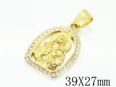 HY Wholesale 316L Stainless Steel Jewelry Popular Pendant-HY13P1459HZL