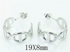 HY Wholesale 316L Stainless Steel Fashion Jewelry Earrings-HY70E0231KD