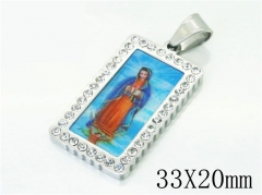 HY Wholesale 316L Stainless Steel Jewelry Popular Pendant-HY13P1481HFF