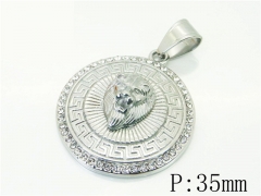 HY Wholesale 316L Stainless Steel Jewelry Popular Pendant-HY13P1602HJR