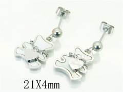 HY Wholesale 316L Stainless Steel Popular Jewelry Earrings-HY47E0146NL