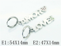 HY Wholesale 316L Stainless Steel Popular Jewelry Earrings-HY21E0135HMS