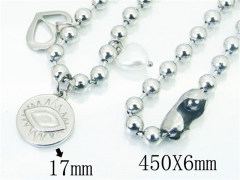 HY Wholesale Stainless Steel 316L Jewelry Necklaces-HY21N0042HKX