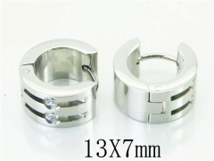 HY Wholesale 316L Stainless Steel Popular Jewelry Earrings-HY06E1726NB