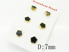 HY Wholesale 316L Stainless Steel Popular Jewelry Earrings-HY67E0427OE