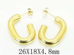 HY Wholesale 316L Stainless Steel Popular Jewelry Earrings-HY06E1692OW