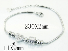 HY Wholesale 316L Stainless Steel Jewelry Bracelets-HY24B0088HKL