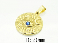 HY Wholesale 316L Stainless Steel Jewelry Popular Pendant-HY12P1186JLB
