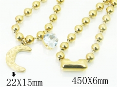 HY Wholesale Stainless Steel 316L Jewelry Necklaces-HY21N0033HNX