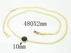 HY Wholesale Stainless Steel 316L Jewelry Necklaces-HY24N0059HIS