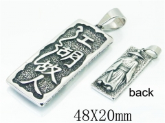 HY Wholesale 316L Stainless Steel Jewelry Popular Pendant-HY22P0878HID