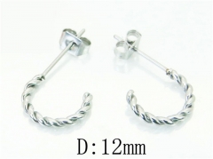 HY Wholesale 316L Stainless Steel Popular Jewelry Earrings-HY06E1713KS