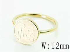 HY Wholesale Stainless Steel 316L Jewelry Fashion Rings-HY47R0117MS