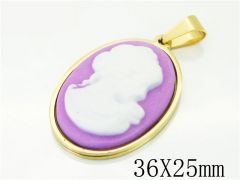 HY Wholesale 316L Stainless Steel Jewelry Popular Pendant-HY12P1179KL