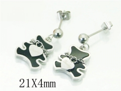 HY Wholesale 316L Stainless Steel Popular Jewelry Earrings-HY47E0143NL