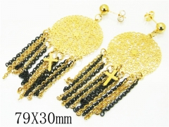 HY Wholesale 316L Stainless Steel Popular Jewelry Earrings-HY67E0433PQ