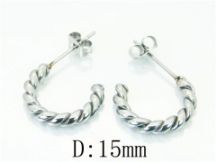 HY Wholesale 316L Stainless Steel Popular Jewelry Earrings-HY06E1711KS