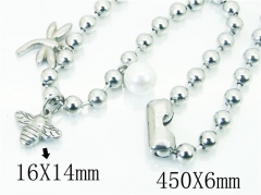 HY Wholesale Stainless Steel 316L Jewelry Necklaces-HY21N0039HKA