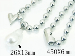 HY Wholesale Stainless Steel 316L Jewelry Necklaces-HY21N0037HKQ