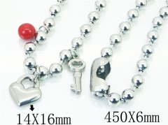 HY Wholesale Stainless Steel 316L Jewelry Necklaces-HY21N0044HKB