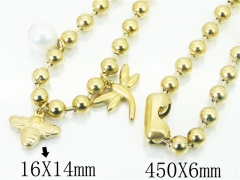 HY Wholesale Stainless Steel 316L Jewelry Necklaces-HY21N0035HNV