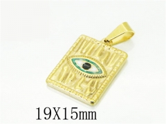 HY Wholesale 316L Stainless Steel Jewelry Popular Pendant-HY12P1189KA