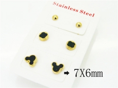HY Wholesale 316L Stainless Steel Popular Jewelry Earrings-HY67E0432OF