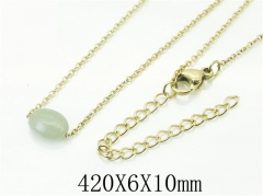 HY Wholesale Necklaces Stainless Steel 316L Jewelry Necklaces-HY52N0023OW