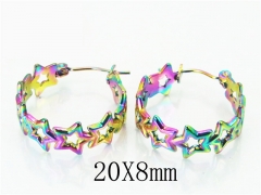 HY Wholesale Earrings 316L Stainless Steel Fashion Jewelry Earrings-HY70E0293LB