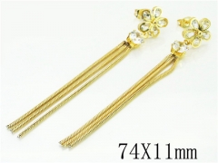 HY Wholesale Earrings 316L Stainless Steel Fashion Jewelry Earrings-HY26E0415OR