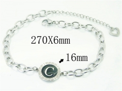 HY Wholesale Bracelets 316L Stainless Steel Jewelry Bracelets-HY81B0670KLV