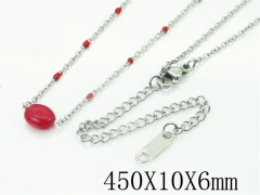 HY Wholesale Necklaces Stainless Steel 316L Jewelry Necklaces-HY52N0082HHS