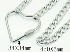 HY Wholesale Necklaces Stainless Steel 316L Jewelry Necklaces-HY81N0376LQ