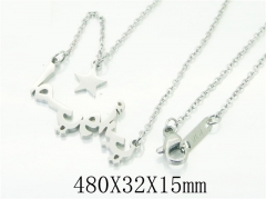 HY Wholesale Necklaces Stainless Steel 316L Jewelry Necklaces-HY52N0037OX