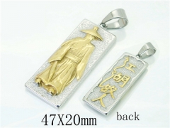 HY Wholesale Pendant 316L Stainless Steel Jewelry Pendant-HY22P0916HJS
