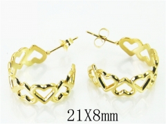 HY Wholesale Earrings 316L Stainless Steel Fashion Jewelry Earrings-HY70E0296LS