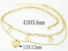 HY Wholesale Necklaces Stainless Steel 316L Jewelry Necklaces-HY32N0500HHS