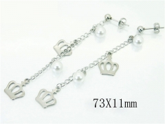 HY Wholesale Earrings 316L Stainless Steel Fashion Jewelry Earrings-HY59E0968LLW