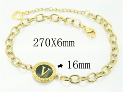 HY Wholesale Bracelets 316L Stainless Steel Jewelry Bracelets-HY81B0663MV