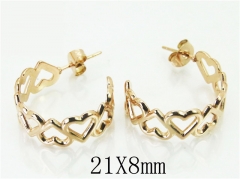 HY Wholesale Earrings 316L Stainless Steel Fashion Jewelry Earrings-HY70E0297LW