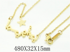 HY Wholesale Necklaces Stainless Steel 316L Jewelry Necklaces-HY52N0036PC