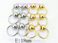 HY Wholesale Earrings 316L Stainless Steel Fashion Jewelry Earrings-HY59E0917HOL