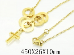 HY Wholesale Necklaces Stainless Steel 316L Jewelry Necklaces-HY52N0041HFF