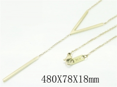 HY Wholesale Necklaces Stainless Steel 316L Jewelry Necklaces-HY52N0035HSS