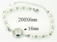 HY Wholesale Bracelets 316L Stainless Steel Jewelry Bracelets-HY80B1242OW