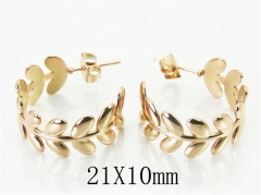 HY Wholesale Earrings 316L Stainless Steel Fashion Jewelry Earrings-HY70E0302LE