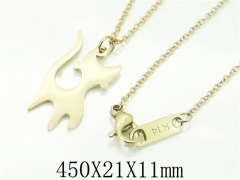 HY Wholesale Necklaces Stainless Steel 316L Jewelry Necklaces-HY52N0026OB